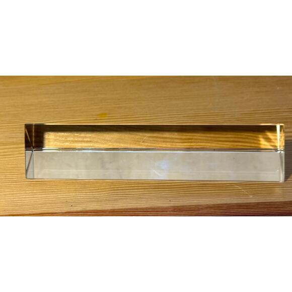 6" Optical Glass Triangular Prism for Photography & Light Spectrum Effects - Picture 5 of 6